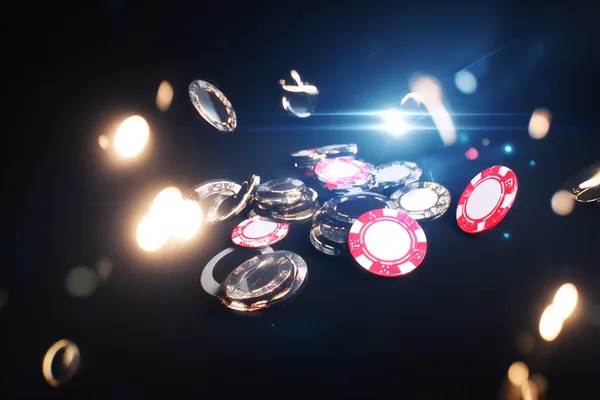 A woman smiling while playing online games on her laptop, surrounded by neon casino elements, showcasing CROWNBD’s diverse game collection.